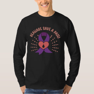 Be Aware Save A Paie Alzheimer s Fighter Memories T-Shirt