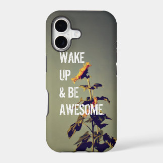 "Be Awesome" Sunflower iPhone 5 Case