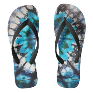 Be Awesome Tie Dye Design Jandals