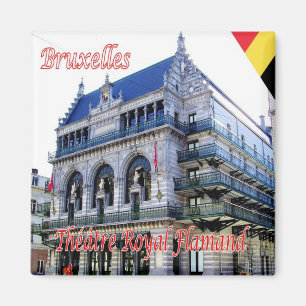 BE - Belgium - Brussels - Royal Flemish Theatre Magnet