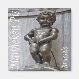 BE - Belgium - Bruxelles - MANNEKEN PIS Magnet