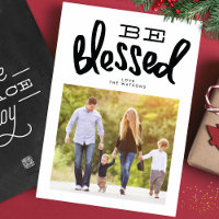 Be Blessed Christmas Religious Custom Photo