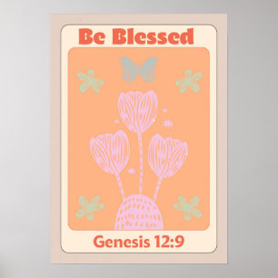 Be Blessed / Colourful / Poster / Christian 