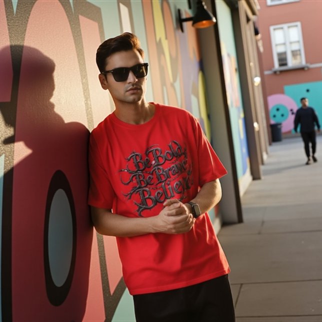 Be Bold, Be Brave, Believe T-Shirt (Creator Uploaded)