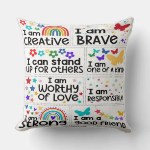 Be Bold, Be You: Confidence-Boosting Throw Pillow