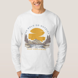 Be Bold Go Outside Keep Exploring Vintage T-Shirt