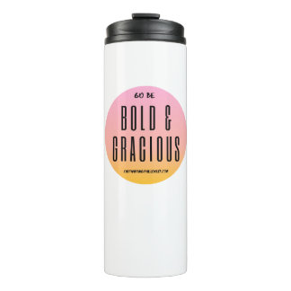 Be Bold & Gracious Lemonade Tumbler