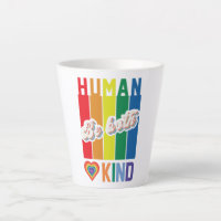 Be Both Human and Kind – Vintage Rainbow-Inspired