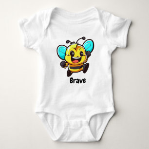Be Brave Bee Baby Bodysuit