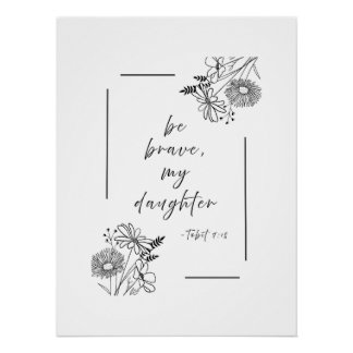 Be Brave - Poster Print