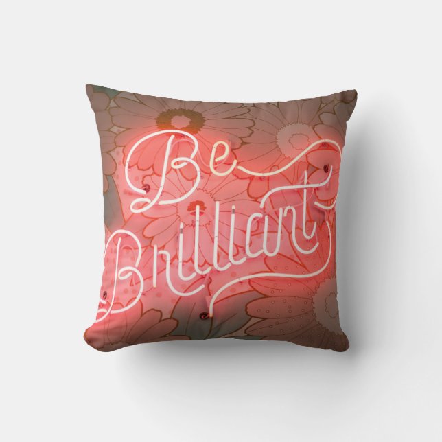 BE BRILLIANT square cushion (Front)
