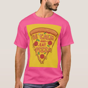 Be Calm And Eat Pizza T-Shirt