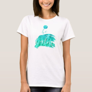Be calm soothing affirmation typography quote art T-Shirt