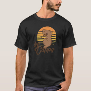 Be Cappy Retro Capybara Animal Rodent for Capybara T-Shirt