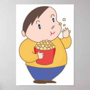 Be careful not to overeat unconsciously. poster
