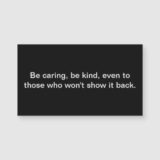 Be Caring Be Kind