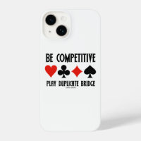 Be Competitive Play Duplicate Bridge Card Suits