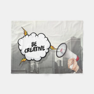 Be Creative Fleece Blanket