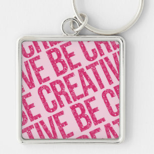 Be Creative Pattern Word Art Examples Pattern Art Key Ring
