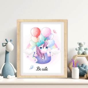Be Cute Animal Nursery Wall Art