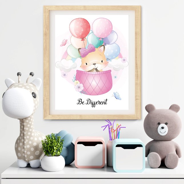 Be Different Animal Nursery Wall Art (Be Different Animal Nursery Wall Art)