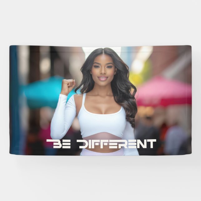 BE DIFFERENT BANNER (Horizontal)