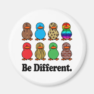 Be Different Ducks Magnet