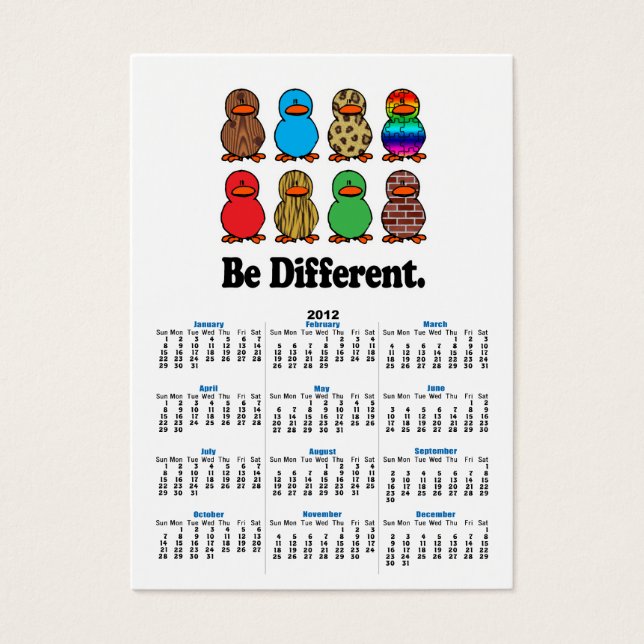 be different funny pattern ducky ducks (Front)