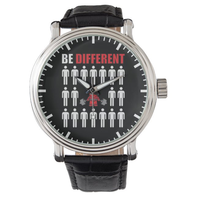 Be Different - Kawaii Anime Bodybuilding Workout Watch (Front)