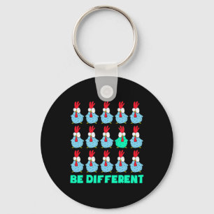 Be Different Key Ring