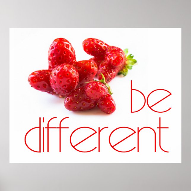 Be different poster (Front)