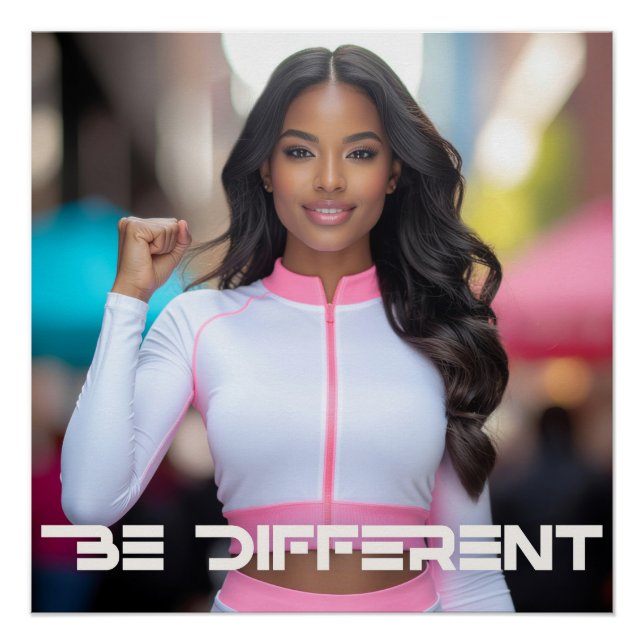 BE DIFFERENT POSTER (Front)