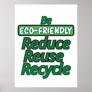 Be Ecofriendly Poster