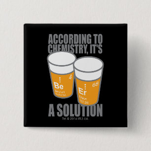 BE-ER 15 CM SQUARE BADGE