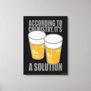 BE-ER CANVAS PRINT