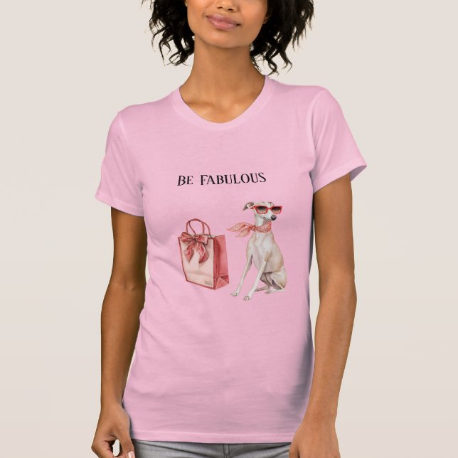 Be Fabulous Dog Bag T-Shirt (Front)