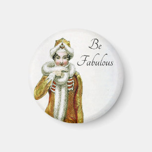 Be Fabulous Vintage Ackerman Lady Magnet