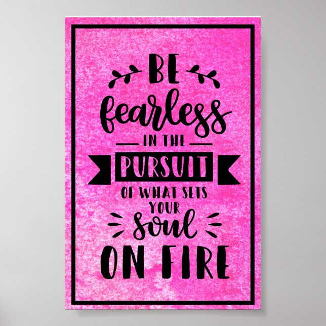 Be Fearless Poster (Front)