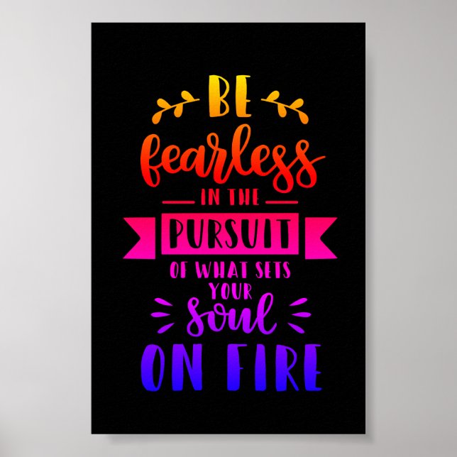 Be Fearless Poster (Front)