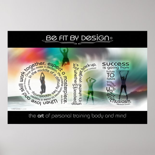 Be Fit By Design Poster (Front)