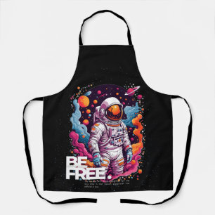 BE FREE Astronaut design Apron
