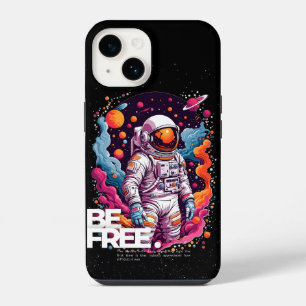 BE FREE Astronaut design iPhone 14 Case