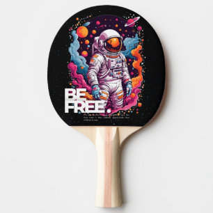BE FREE Astronaut design Ping Pong Paddle