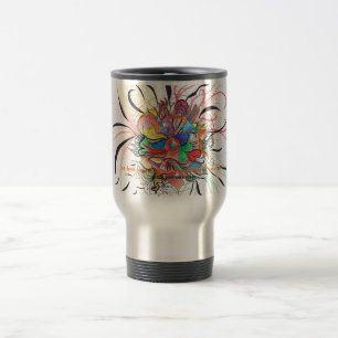 Be free be natural be amazed of yourself travel mug