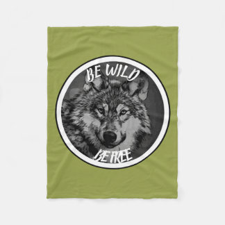 Be free! fleece blanket