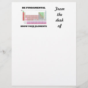 Be Fundamental Know Your Elements (Periodic Table)