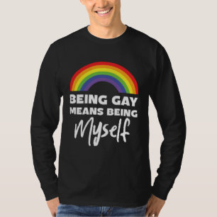 Be Gay Myself Lesbian Bisexual Trans Gay Pride T-Shirt