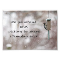 Be Generous --