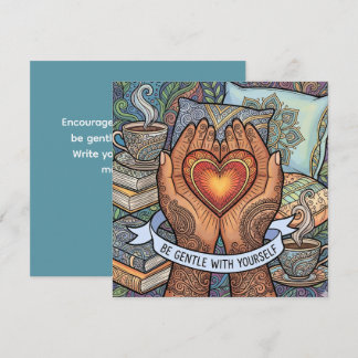 Be Gentle With Yourself Personalized Card
