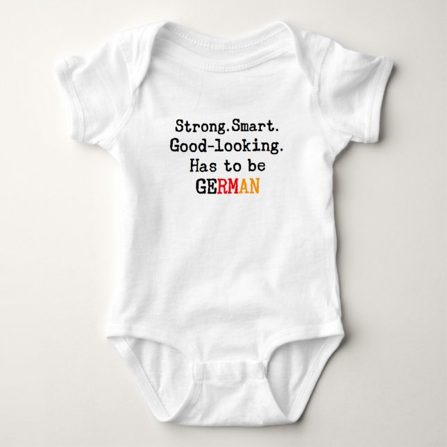 be german baby bodysuit (Front)